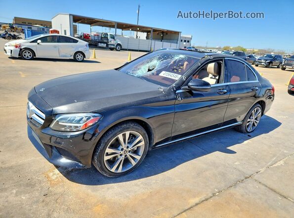 WDDWF8EB7KR515308 2019 MERCEDES-BENZ C Черный Передняя левая четверть
