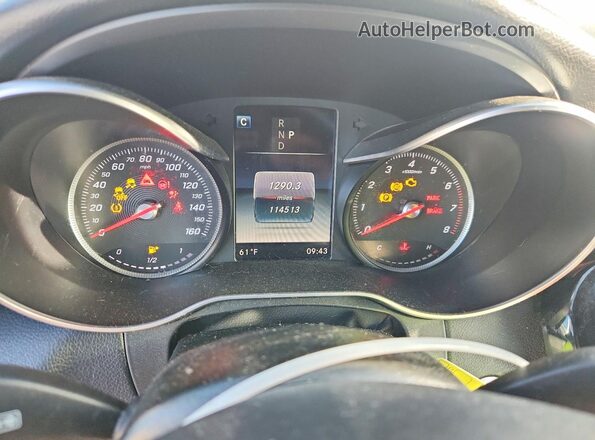WDDWJ4JB0JF735984 2018 MERCEDES-BENZ C Белый Вид щитка приборов