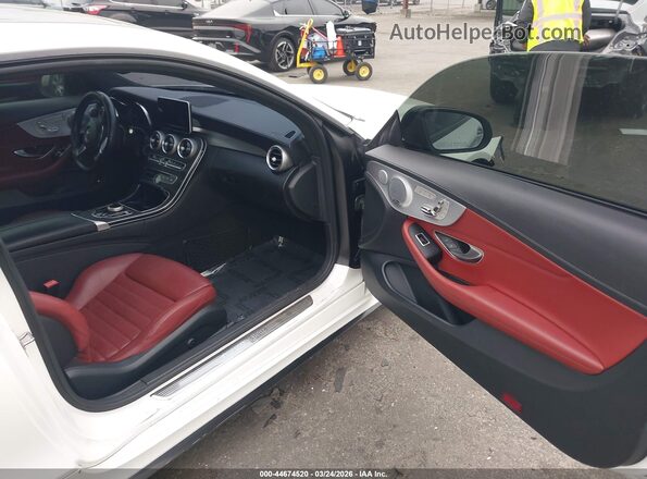 WDDWJ4JB4JF746115 2018 MERCEDES-BENZ C-CLASS Белый Вид салона спереди
