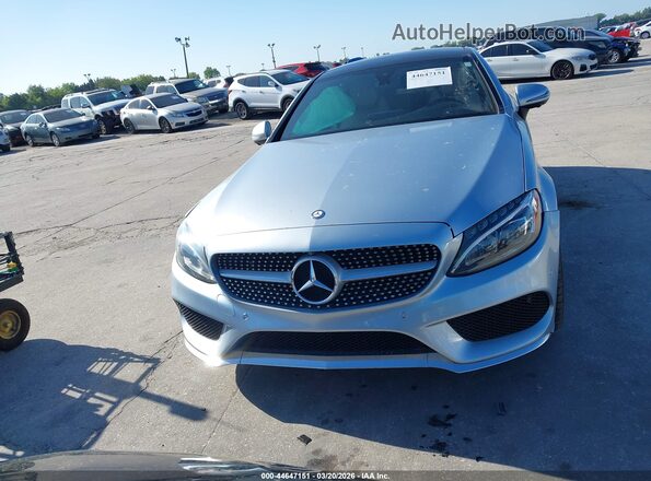 WDDWJ4JB6HF366624 2017 MERCEDES-BENZ C-CLASS Light Blue Вид панели приборов