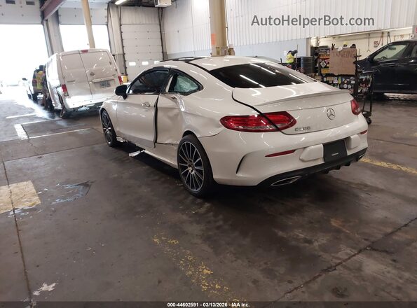 WDDWJ4JB8JF716762 2018 MERCEDES-BENZ C-CLASS Белый Задняя левая четверть