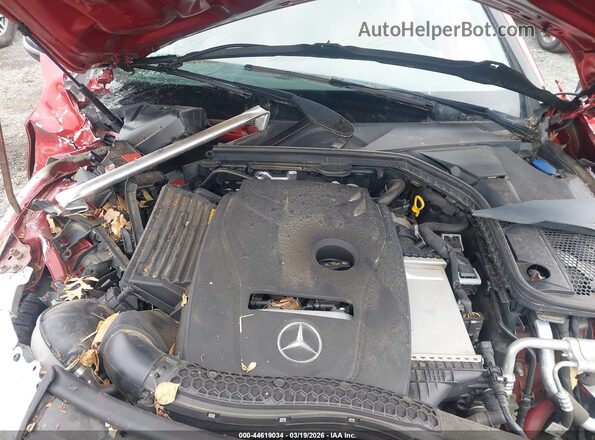 WDDWJ4KB4JF670782 2018 MERCEDES-BENZ C-CLASS Красный Вид сзади