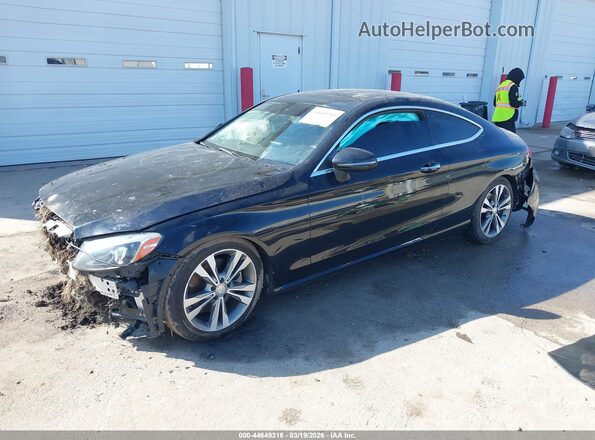 WDDWJ4KB6HF412869 2017 MERCEDES-BENZ C-CLASS Black Передня ліва чверть