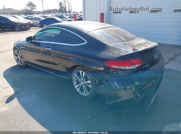 WDDWJ4KB6HF412869 2017 MERCEDES-BENZ C-CLASS Black Задня ліва чверть