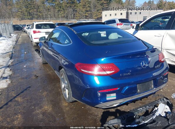 WDDWJ4KB7HF449624 2017 MERCEDES-BENZ C-CLASS Синий Задняя левая четверть
