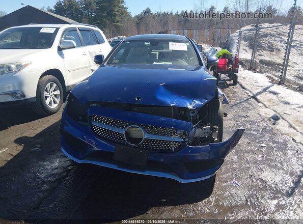 WDDWJ4KB7HF449624 2017 MERCEDES-BENZ C-CLASS Синий Вид задней части салона