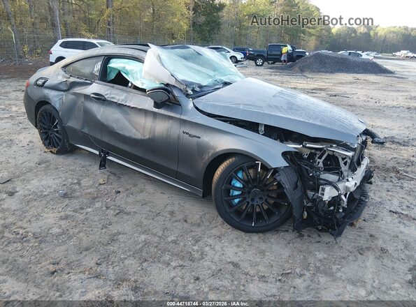WDDWJ6EB0JF689191 2018 MERCEDES-BENZ AMG C 43 Gray წინა მარჯვენა