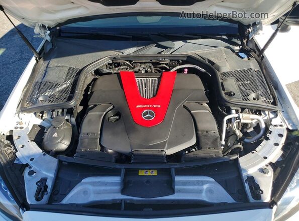 WDDWJ6EB3HF498889 2017 MERCEDES-BENZ C Белый Вид задней части салона