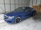 2018 Mercedes-benz C 43 4matic Amg Синий vin: WDDWJ6EB7JF645642 Damage: Left Front Fender, Chipped, 2