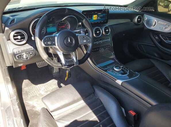 WDDWJ6EB9KF798959 2019 MERCEDES-BENZ C Серый Вид панели приборов