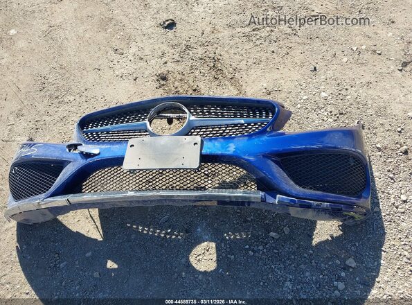 WDDWK4JB6JF734075 2018 MERCEDES-BENZ C-CLASS Blue Instrument cluster view