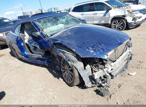 WDDWK4JB6JF734075 2018 MERCEDES-BENZ C-CLASS Blue Front right