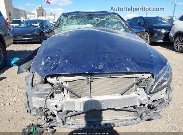 WDDWK4JB6JF734075 2018 MERCEDES-BENZ C-CLASS Blue Rear interior view