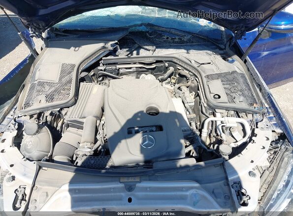 WDDWK4JB6JF734075 2018 MERCEDES-BENZ C-CLASS Blue Rear view