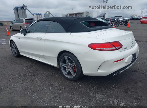 WDDWK4KB9HF430313 2017 MERCEDES-BENZ C-CLASS Белый Задняя левая четверть