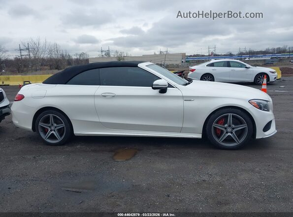 WDDWK4KB9HF430313 2017 MERCEDES-BENZ C-CLASS Белый Вид задней части салона