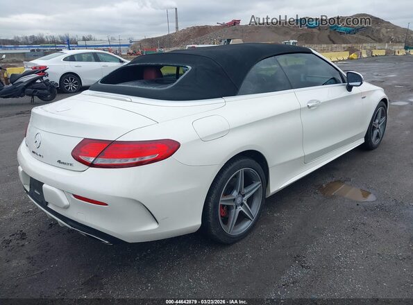 WDDWK4KB9HF430313 2017 MERCEDES-BENZ C-CLASS Белый Задняя правая четверть
