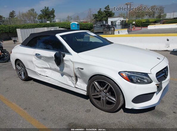 WDDWK6EBXJF633790 2018 MERCEDES-BENZ AMG C 43 Белый Передняя правая четверть