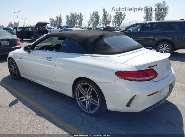 WDDWK6EBXJF633790 2018 MERCEDES-BENZ AMG C 43 Белый Задняя левая четверть