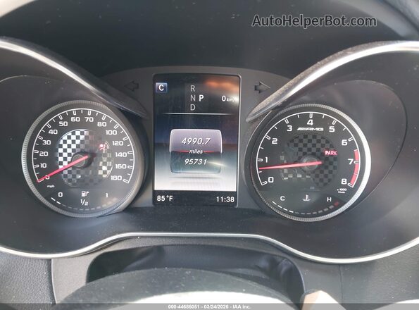 WDDWK6EBXJF633790 2018 MERCEDES-BENZ AMG C 43 Белый Вид задних сидений