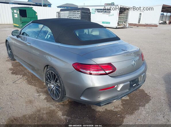 WDDWK8DB1KF799744 2019 MERCEDES-BENZ C-CLASS Серый Задняя левая четверть