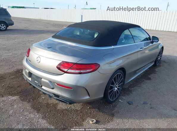 WDDWK8DB1KF799744 2019 MERCEDES-BENZ C-CLASS Серый Задняя правая четверть