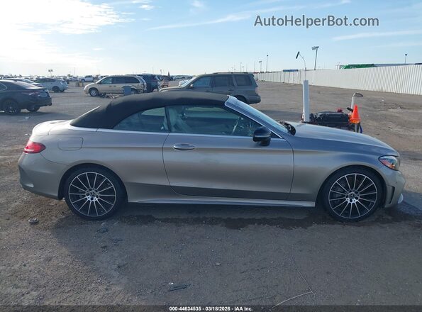 WDDWK8DB1KF799744 2019 MERCEDES-BENZ C-CLASS Серый Вид задней части салона
