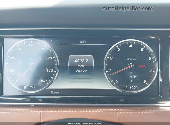 WDDXK8CB0HA021544 2017 MERCEDES-BENZ S-CLASS Black Вид задніх сидінь