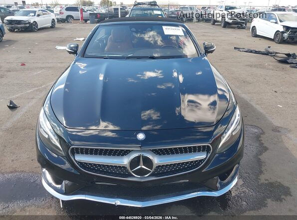 WDDXK8CB0HA021544 2017 MERCEDES-BENZ S-CLASS Black Вид щитка приладів