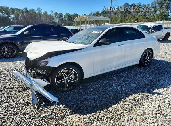 WDDZF4JB0JA355457 2018 MERCEDES-BENZ E Белый Передняя левая четверть