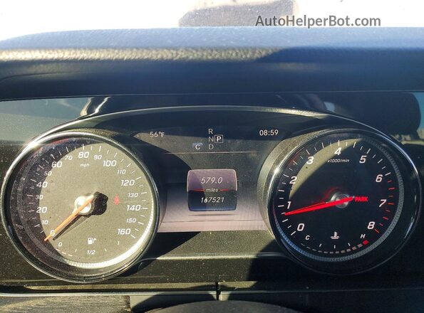 WDDZF4JB0KA551206 2019 MERCEDES-BENZ E White ხელსაწყოთა პანელის ხედი