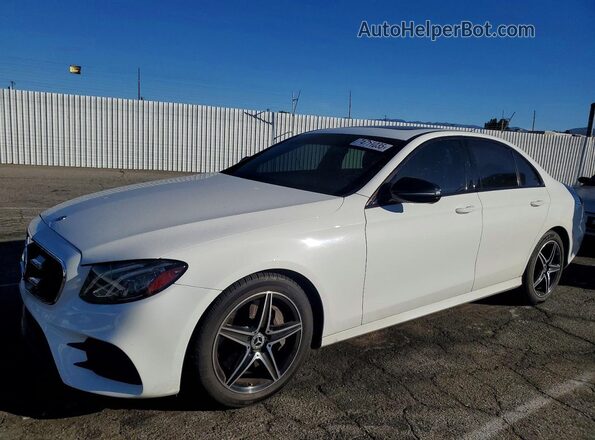 WDDZF4JB0KA551206 2019 MERCEDES-BENZ E White წინა მარცხენა ხედი სამი მეოთხედიდან