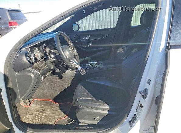 WDDZF4JB0KA551206 2019 MERCEDES-BENZ E White წინა სალონის ხედი