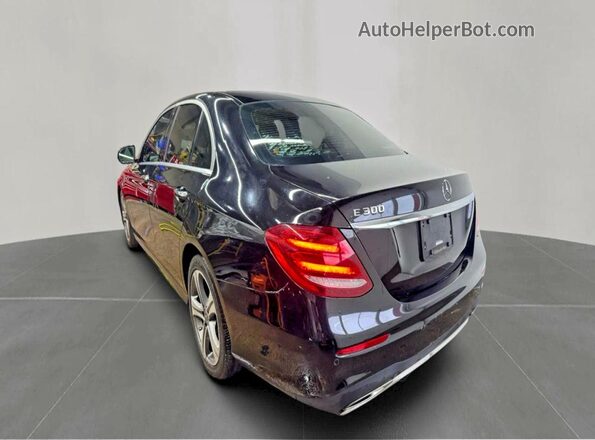 WDDZF4JB1JA445619 2018 MERCEDES-BENZ E Черный Задняя правая четверть
