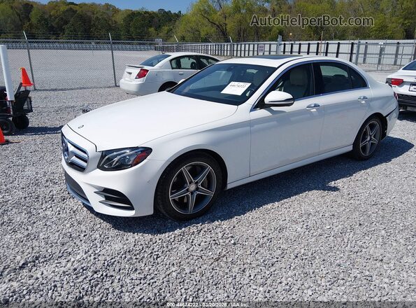 WDDZF4JB2HA029380 2017 MERCEDES-BENZ E-CLASS Белый Передняя левая четверть