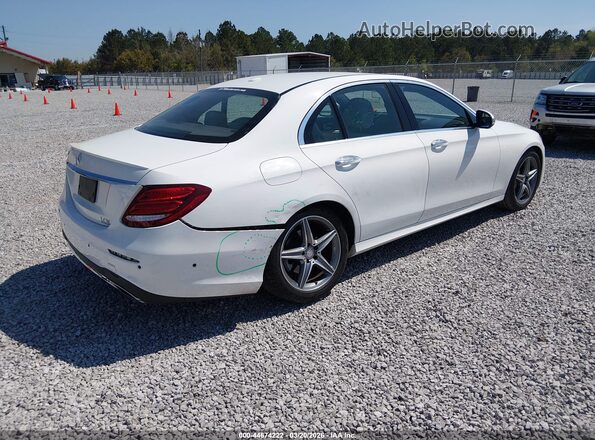 WDDZF4JB2HA029380 2017 MERCEDES-BENZ E-CLASS Белый Задняя правая четверть