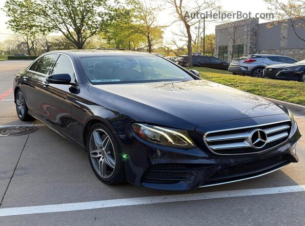 WDDZF4JB2JA338952 2018 MERCEDES-BENZ E Black Przód lewy