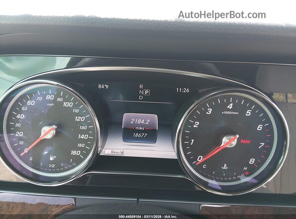 WDDZF4JB2JA436668 2018 MERCEDES-BENZ E-CLASS Синий Вид задних сидений