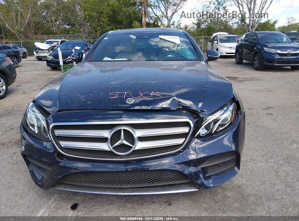 WDDZF4JB2JA436668 2018 MERCEDES-BENZ E-CLASS Синий Вид панели приборов