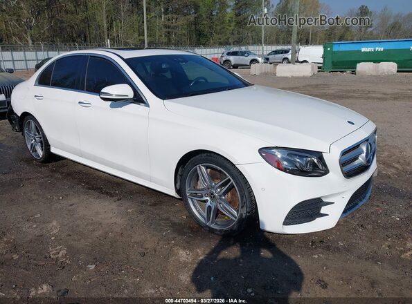 WDDZF4JB2KA526176 2019 MERCEDES-BENZ E-CLASS White Передня права чверть