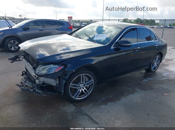 WDDZF4JB3HA108623 2017 MERCEDES-BENZ E-CLASS Черный Передняя левая четверть