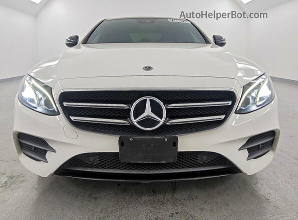 WDDZF4JB3JA296694 2018 MERCEDES-BENZ E Белый Вид спереди