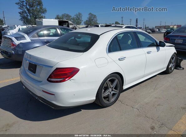WDDZF4JB4HA007834 2017 MERCEDES-BENZ E-CLASS Белый Задняя правая четверть