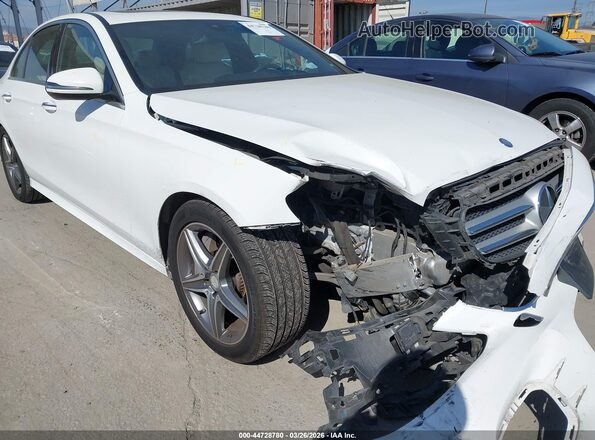 WDDZF4JB4HA007834 2017 MERCEDES-BENZ E-CLASS Белый Вид спереди