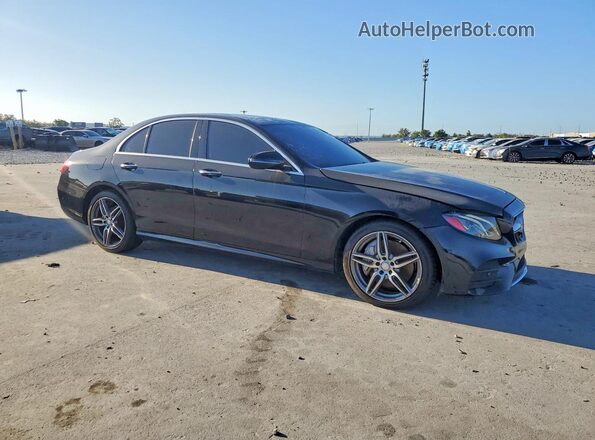 WDDZF4JB4HA055978 2017 MERCEDES-BENZ E Черный Передняя правая четверть