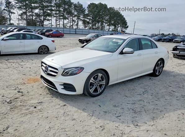 WDDZF4JB4JA431410 2018 MERCEDES-BENZ E Белый Передняя левая четверть