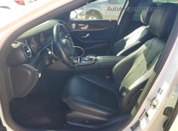WDDZF4JB4JA447011 2018 MERCEDES-BENZ E Белый Вид салона спереди