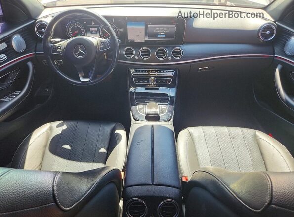 WDDZF4JB6HA038230 2017 MERCEDES-BENZ E Silver Առջևի վահանակի տեսք