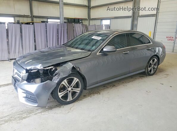 WDDZF4JB6HA082969 2017 MERCEDES-BENZ E Gray Vista tres cuartos delantera izquierda