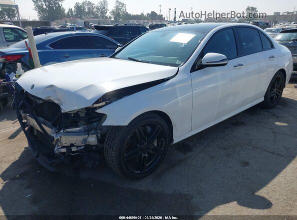 WDDZF4JB7KA681404 2019 MERCEDES-BENZ E-CLASS White წინა მარცხენა ხედი სამი მეოთხედიდან